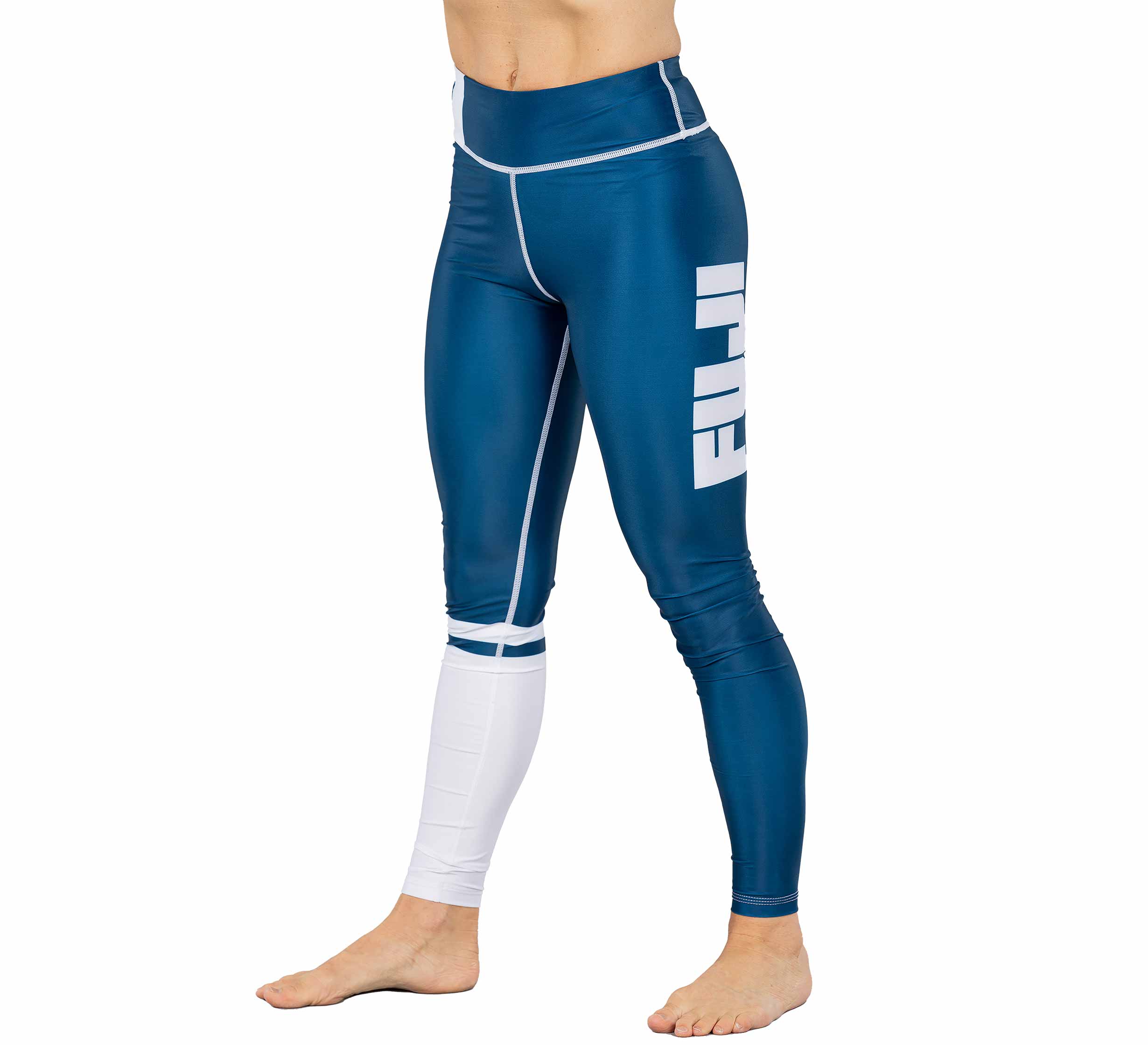 Script Womens Grappling Spats Blue