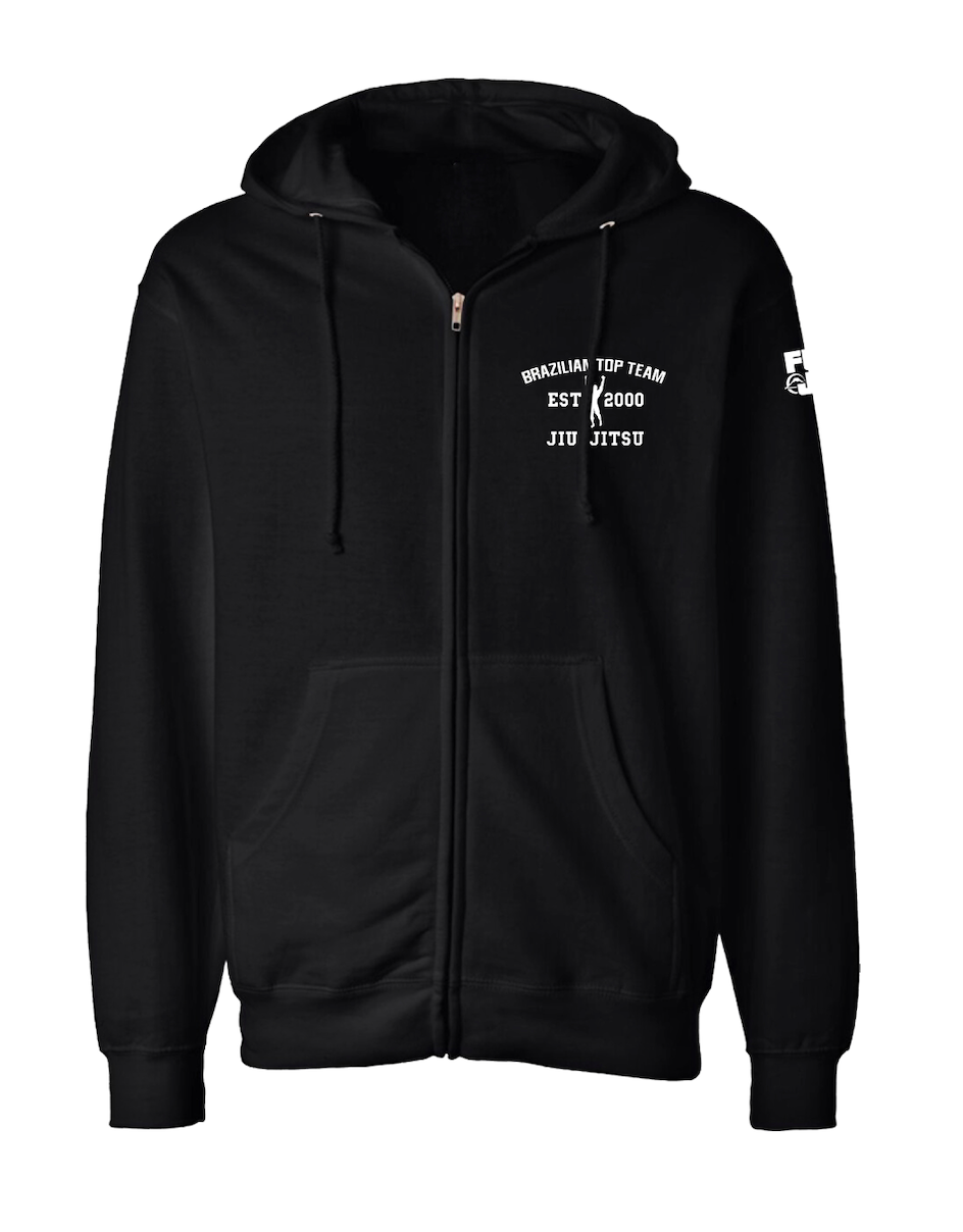 BTT Collegiate Black Zip Hoodie YOUTH