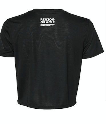 Renzo Gracie Women's Cropped T-Shirt Black