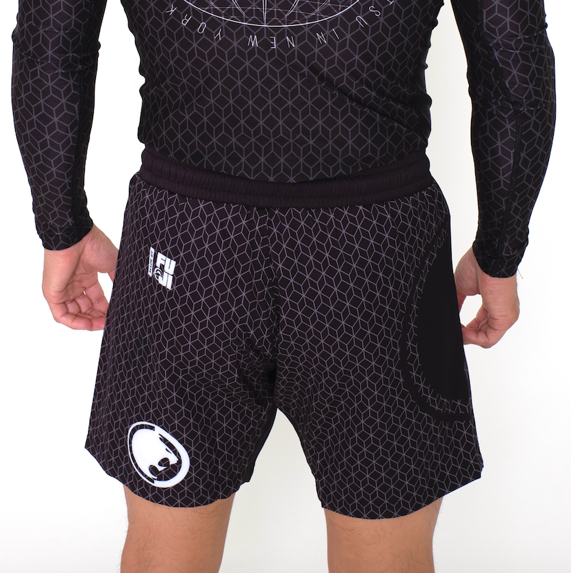 Renzo Gracie Mecca Fight Shorts Black