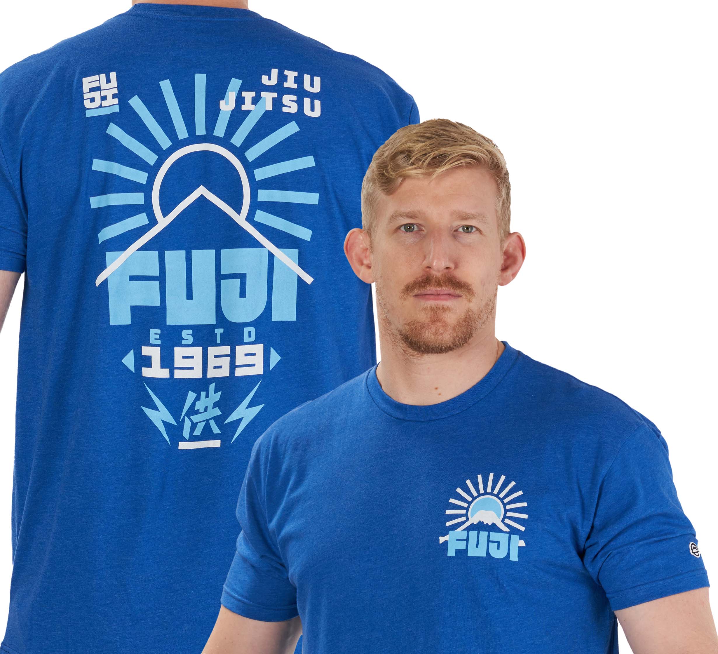 Rising Sun T-Shirt Royal Blue