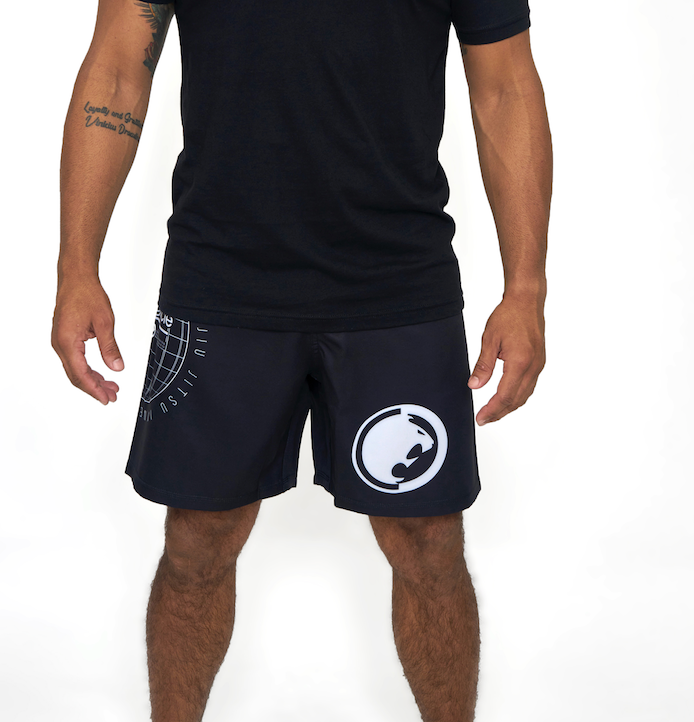 Renzo Gracie MMA Fight Shorts Black