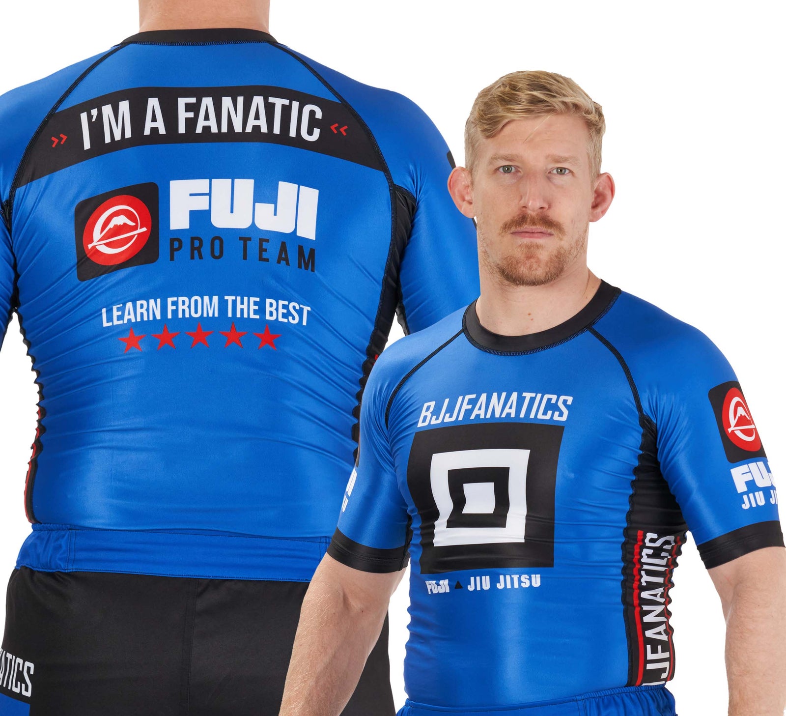 BJJ Fanatics Rashguard Blue – FUJI Sports