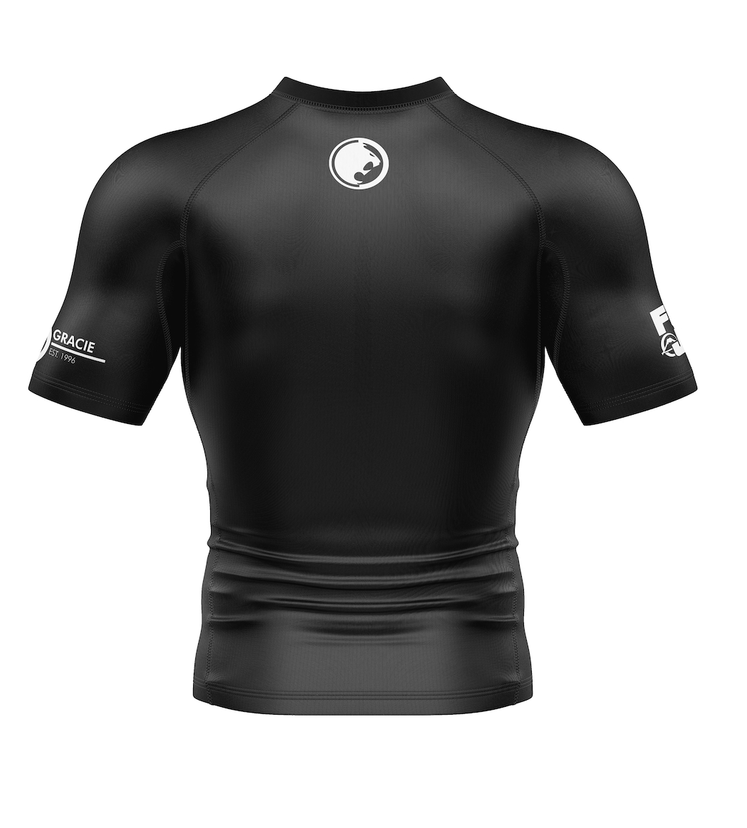 Renzo Gracie Standard Short Sleeve Rashguard - Black