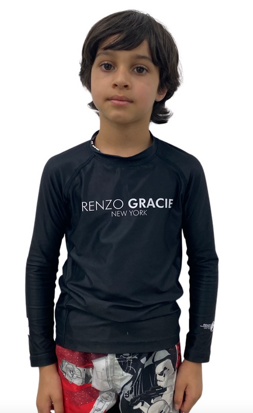 Renzo Gracie Standard Long Sleeve Rashguard - YOUTH