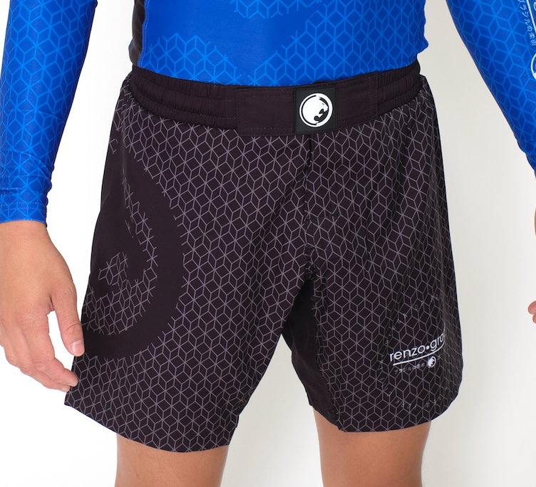 Renzo Gracie Mecca Fight Shorts Black