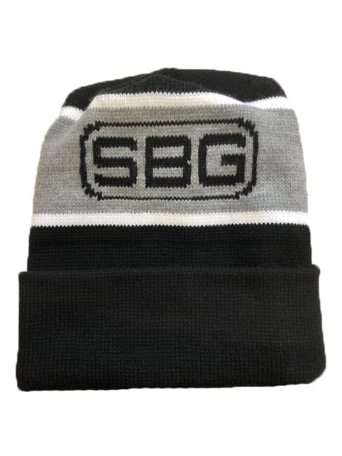 SBG Striped Knit Hat