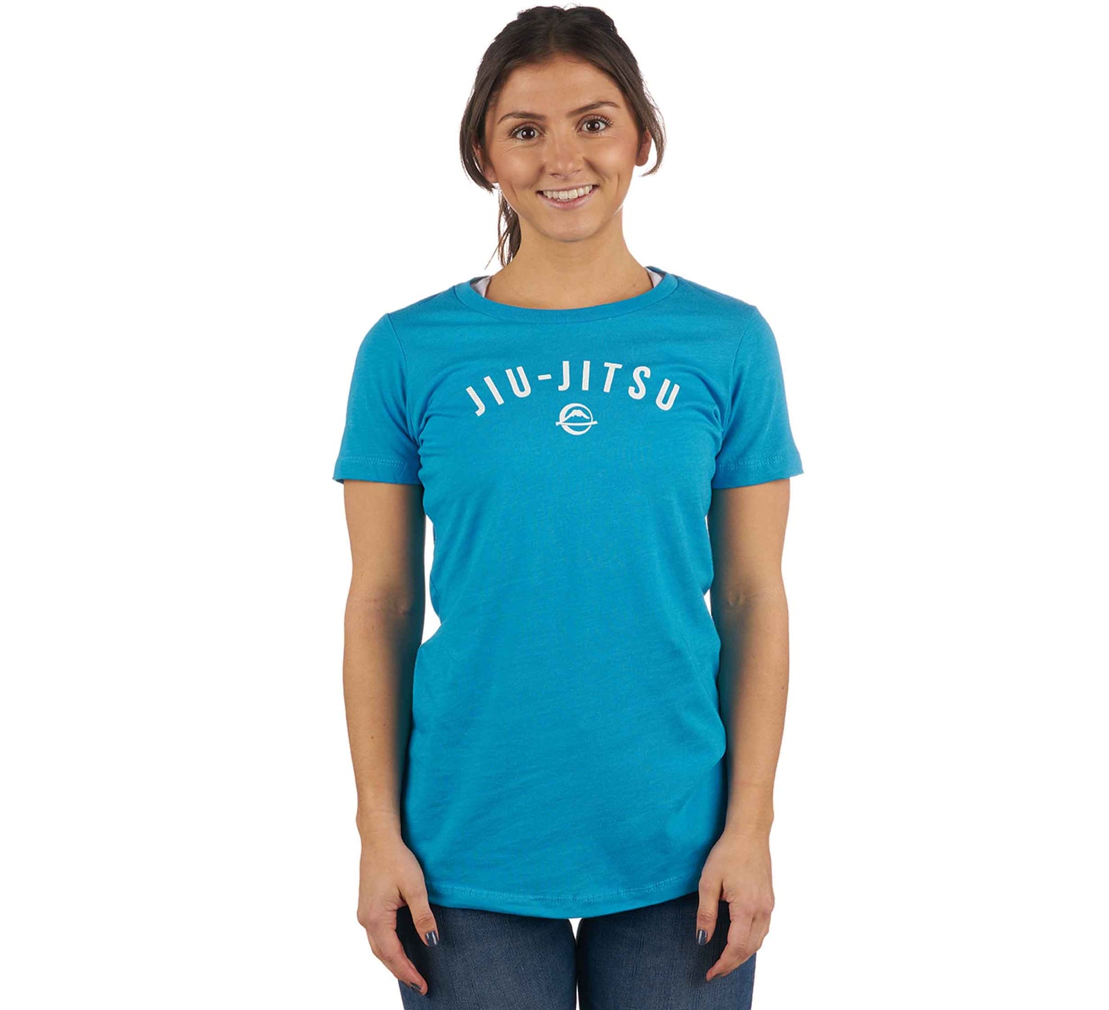 Jiu-Jitsu Graphic Womens T-Shirt Turquoise