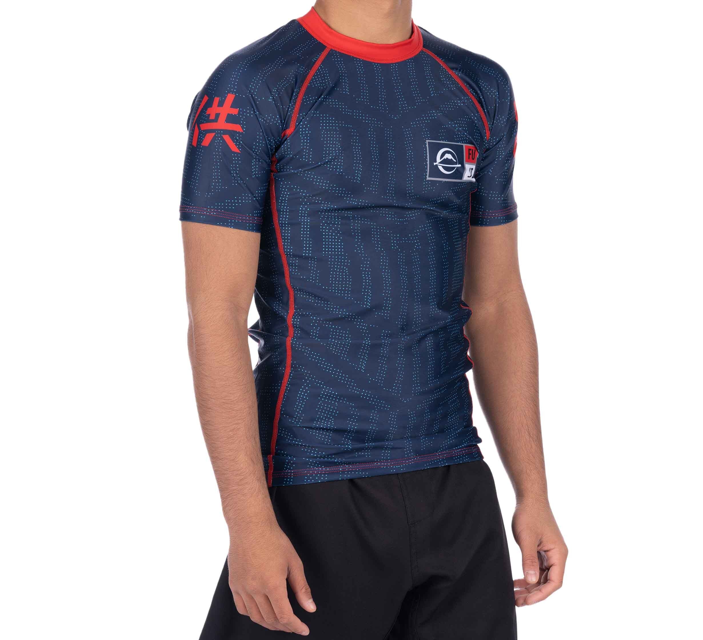 Team FUJI Short Sleeve Rashguard Blue [ADULT SIZES]