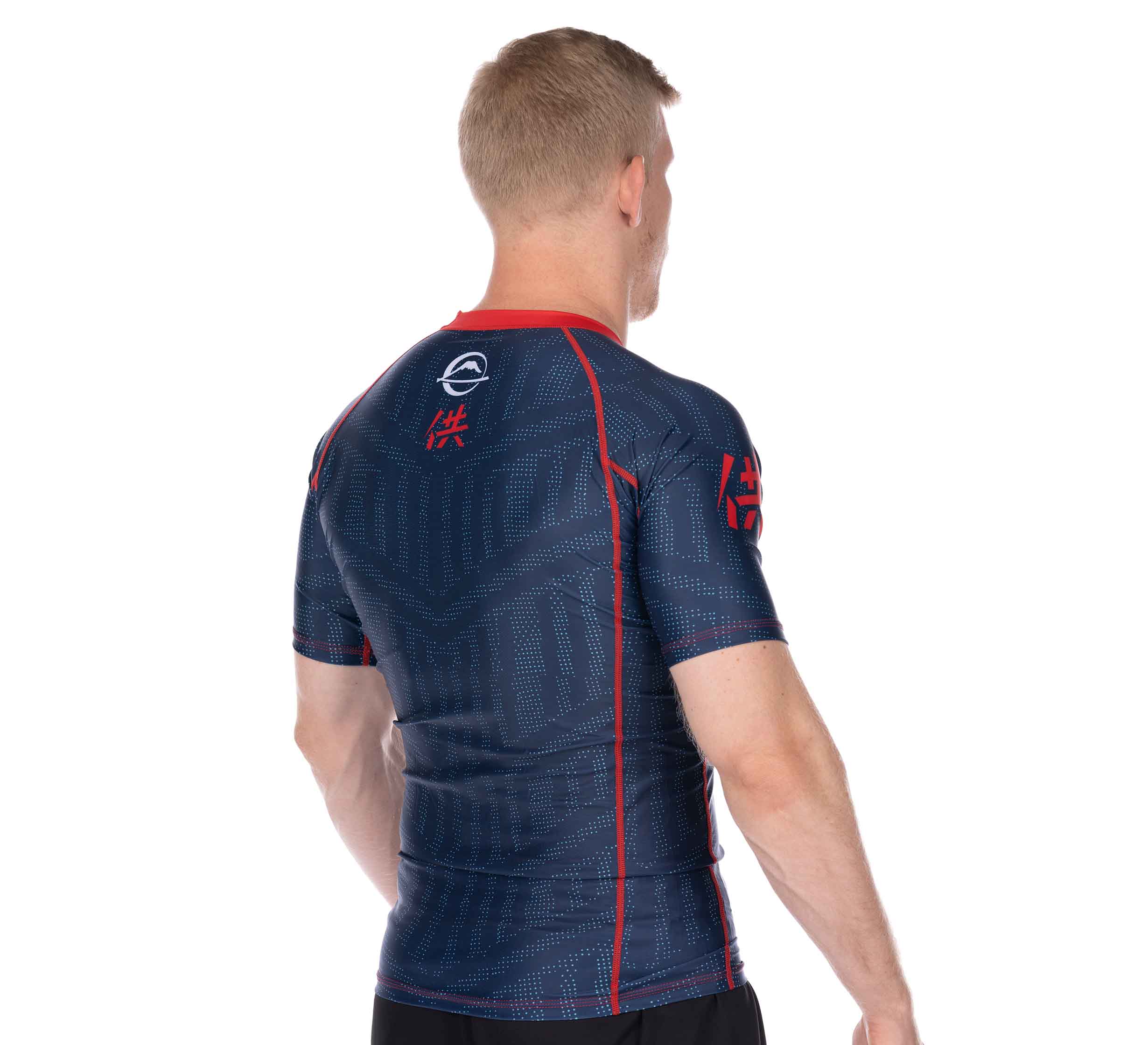 Team FUJI Short Sleeve Rashguard Blue