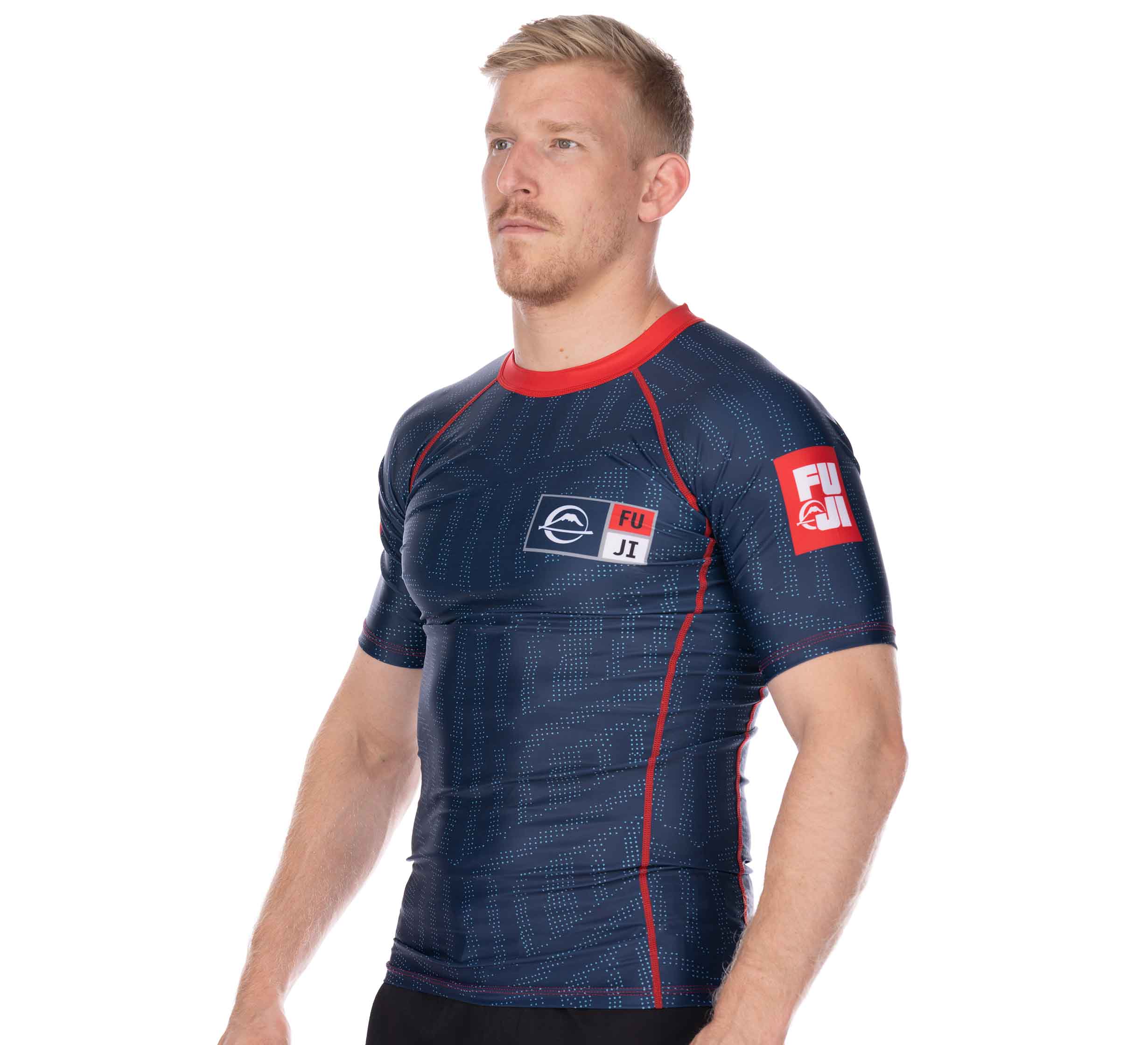 Team FUJI Short Sleeve Rashguard Blue