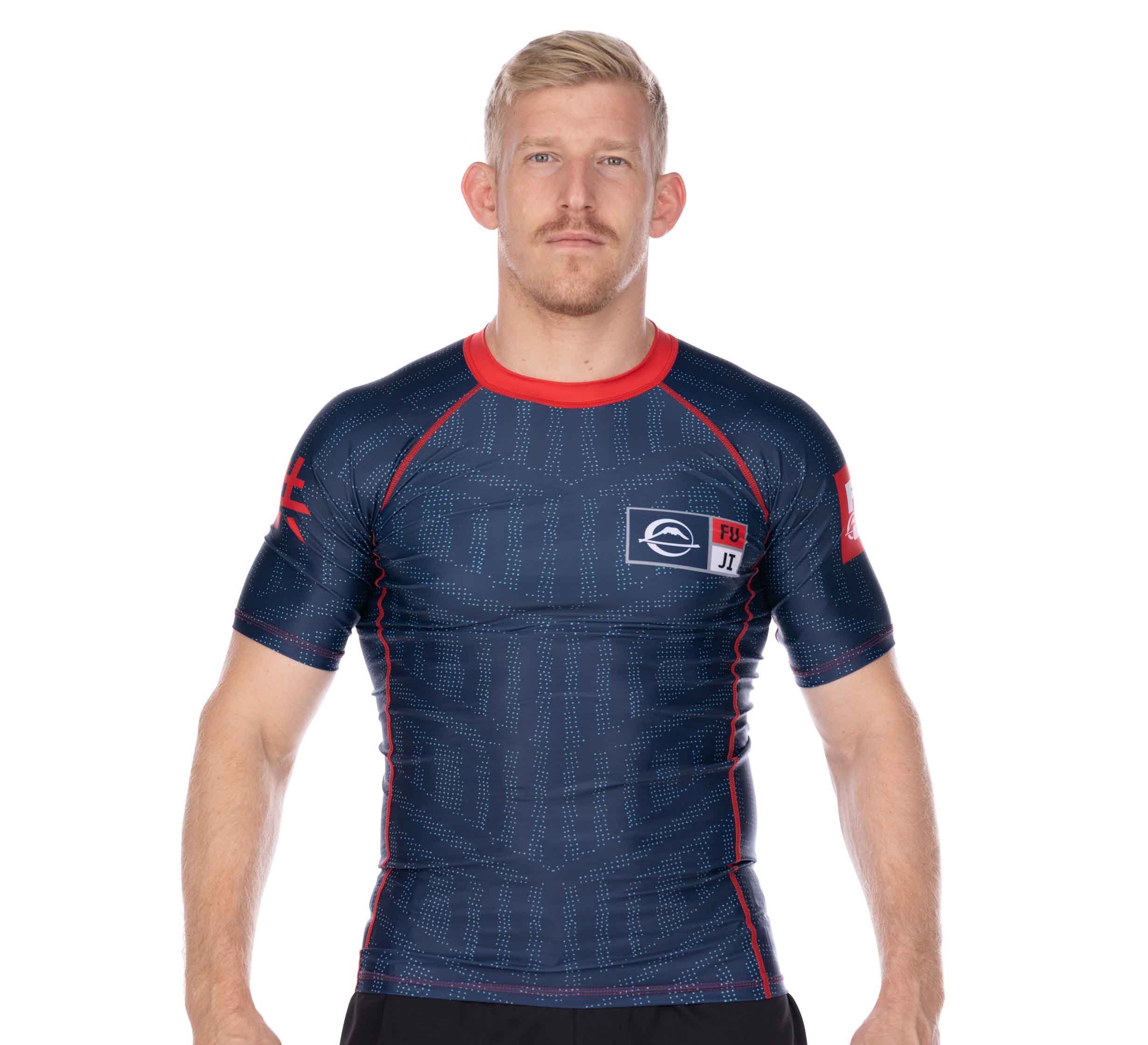 Team FUJI Short Sleeve Rashguard Blue