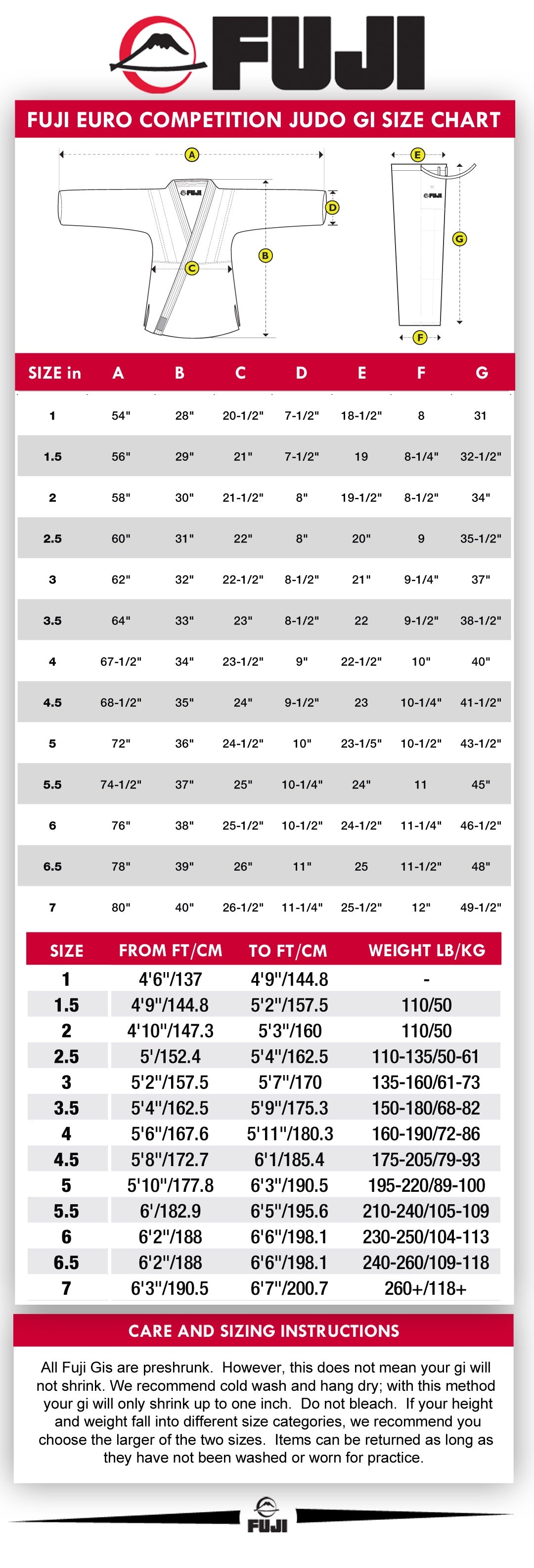 Sizing Guide