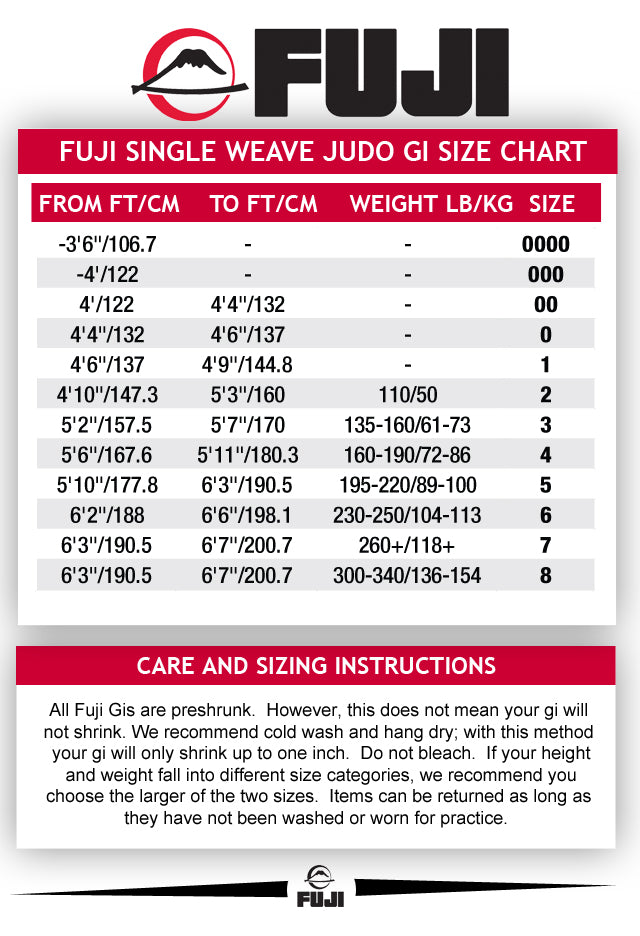 Sizing Guide