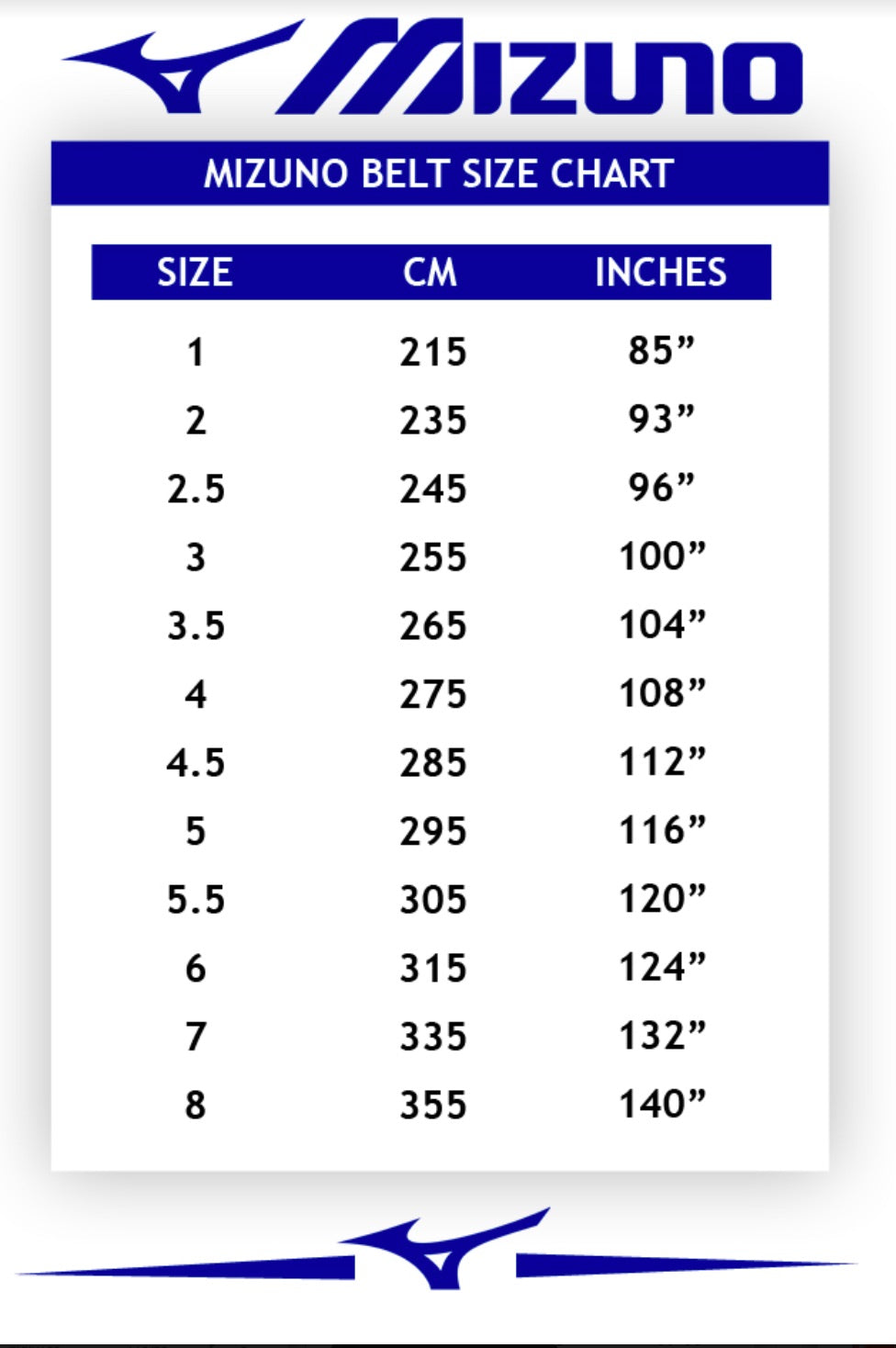 Sizing Guide